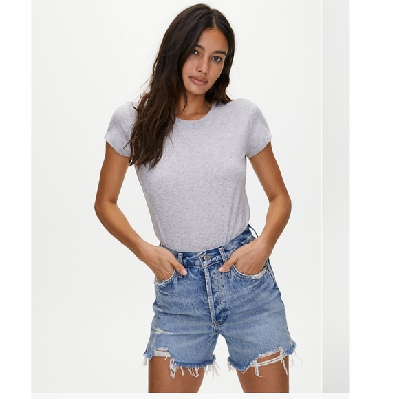 agolde dee shorts ricochet